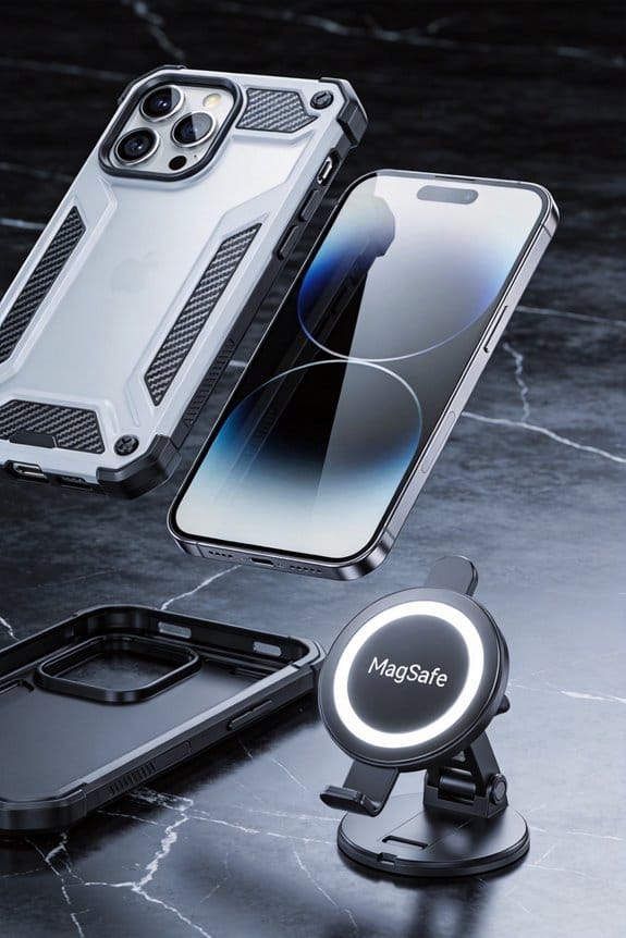 dual material impact resistant case