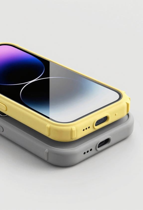 thick metallic cases disrupt alignment